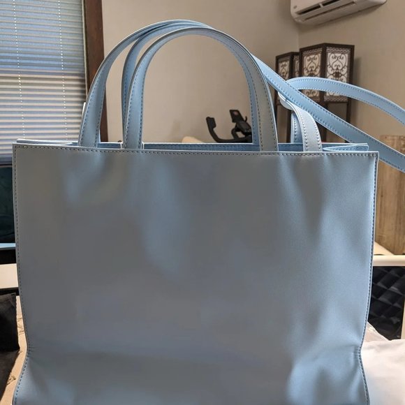 Telfar Medium Pool Blue Shopping bag - Picture 2 of 9